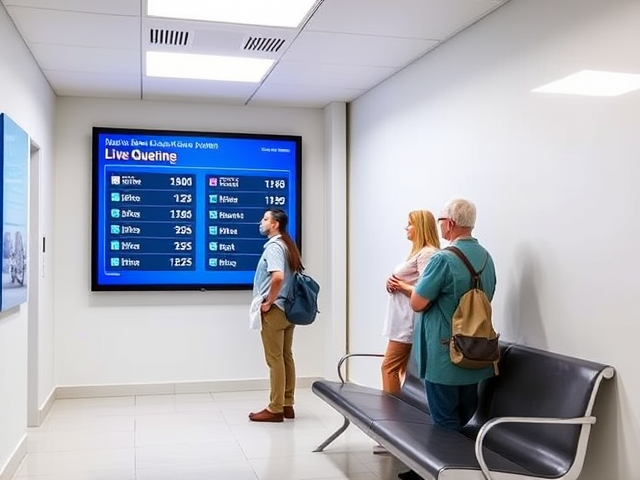 Real-Time Queue Status Display