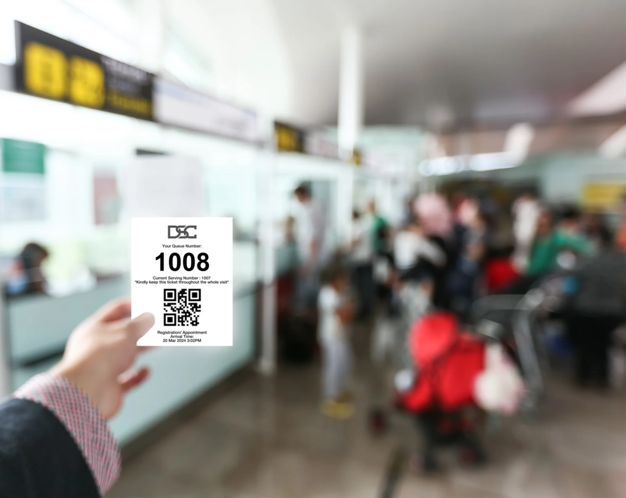 Physical ticket-based queue number systems