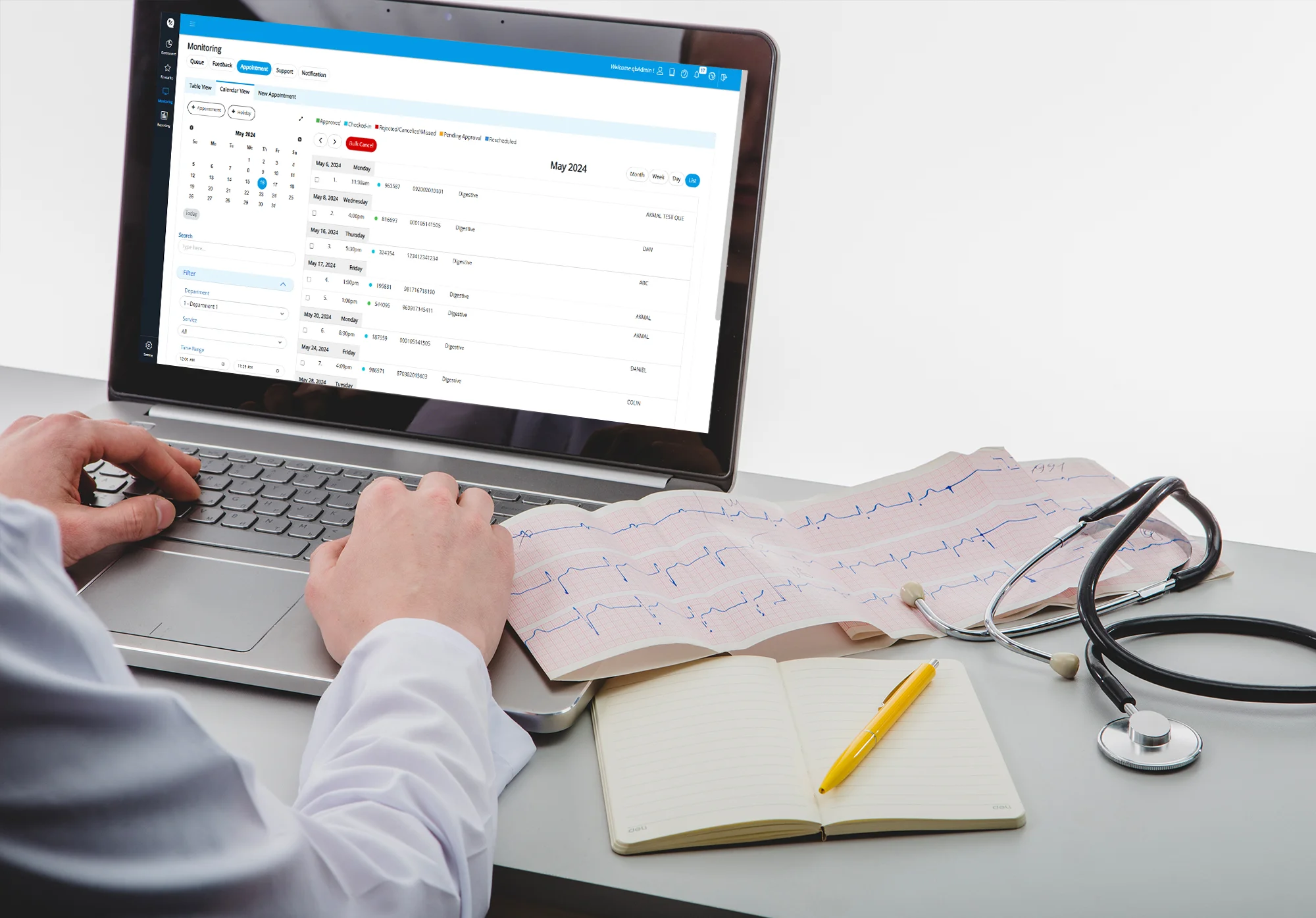 Optimise Service Scheduling Queue System