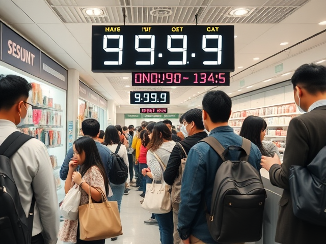 零售商旺季人潮排隊管理系統