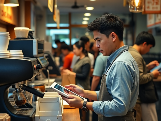 香港咖啡店及快餐連鎖店智能排隊系統